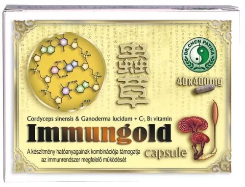 Dr.chen immungold kapszula 40 db - Bio és natúr étrendkiegészítők