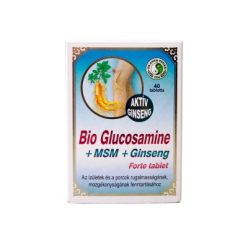 Dr.chen bio glucosamine+msm+ginseng forte tabletta 40 db - Bio és natúr étrendkiegészítők