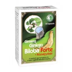 Dr.chen ginseng ginkgo b. forte+rózsagyökér kapszula 30 db - Bio és natúr étrendkiegészítők
