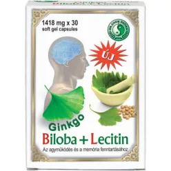 Dr.chen ginkgo biloba+lecitin kapszula 30 db - Bio és natúr étrendkiegészítők