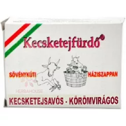 Sövénykúti kecsketejszappan kecsketejsavós-körömvirágos 100 g - Bio és natúr kozmetikumok