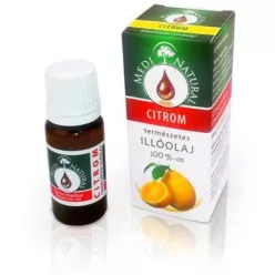 Medinatural citrom 100% illóolaj 10 ml - Aromaterápiához és természetes wellnesshez