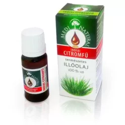 Medinatural indiai citromfű 100% illóolaj 10 ml - Aromaterápiához és természetes wellnesshez