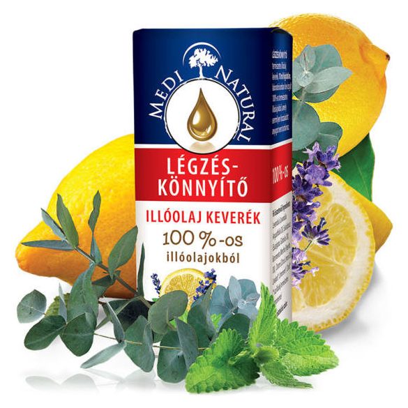 Medinatural légzéskönnyítő 100% illóolaj keverék 10 ml