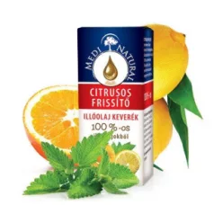 Medinatural citrusos frissítő 100% illóolaj keverék 10 ml - Aromaterápiához és természetes wellnesshez