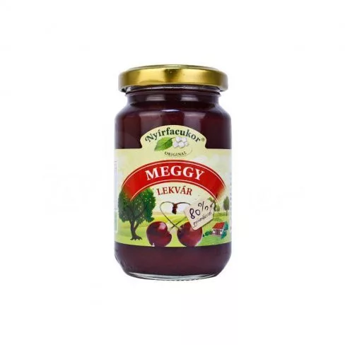 Nyírfacukor Meggylekvár 230G