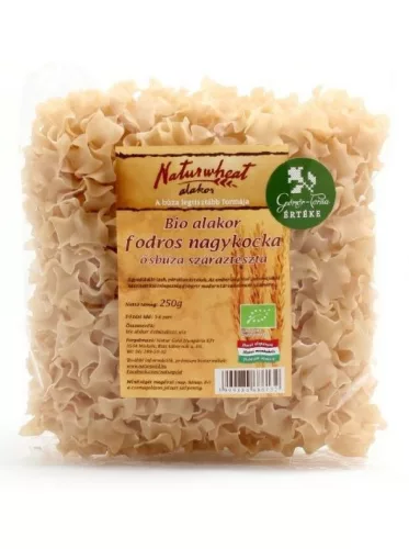 Naturgold bio alakor ősbúza fodros nagykocka fehér 250 g - Bio és natúr élelmiszerek