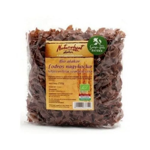 Naturgold bio alakor ősbúza fodros nagykocka teljes őrlésű 250 g - Bio és natúr élelmiszerek