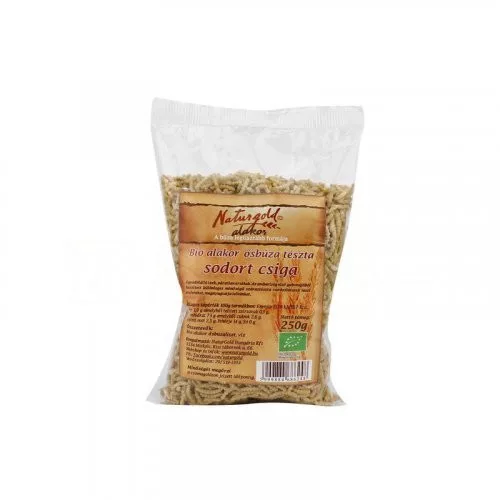 Naturgold bio alakor ősbúza csigatészta fehér 250 g - Bio és natúr élelmiszerek