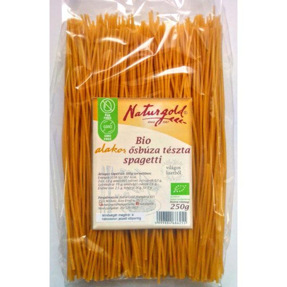 NATURGOLD ŐSBÚZA TÉSZTA SPAGETTI 250G