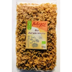 Naturgold bio durum tészta fodros nagykocka 500 g - Bio és natúr élelmiszerek