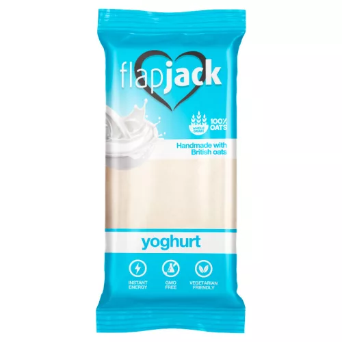 Flap Jack zabszelet joghurt ízű,fehér bevonattal 100 g - Bio és natúr élelmiszerek