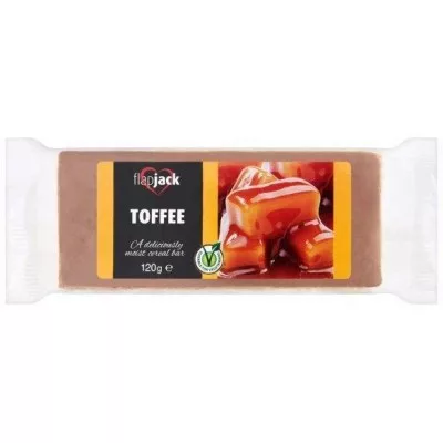 Flap Jack zabszelet toffee ízű,csokoládé ízű bevonattal 100 g - Bio és natúr élelmiszerek
