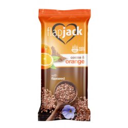 Flapjack Zabszelet Kakaó Narancs Lenmag