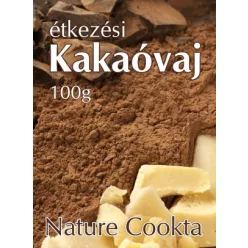 Nature Cookta kakaóvaj 100 g - Bio és natúr élelmiszerek