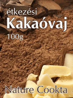 Nature Cookta kakaóvaj 100 g - Bio és natúr élelmiszerek
