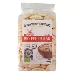 Greenmark bio fehér bab jumbo 500 g - 