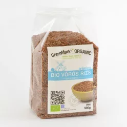 Greenmark bio vörös rizs 500 g - Bio és natúr élelmiszerek