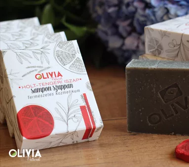 Olivia Natural holt tengeri iszap sampon szappan 90 g - Bio és natúr kozmetikumok