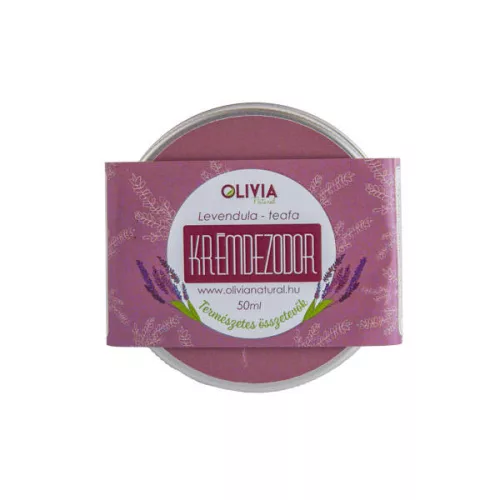Olivia Natural teafa-levendula krémdezodor 50 ml - Bio és natúr kozmetikumok