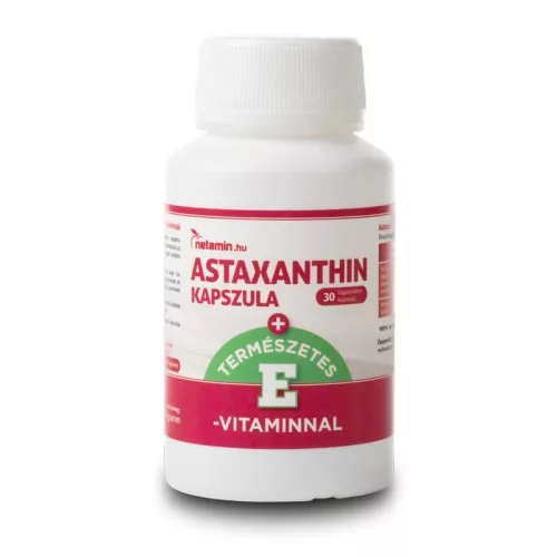 Netamin Astaxanthin kapszula E-vitaminnal - Bio és natúr étrendkiegészítők