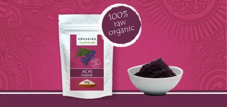 Organiqa bio acai por 100% nyers 60 g - Bio és natúr étrendkiegészítők