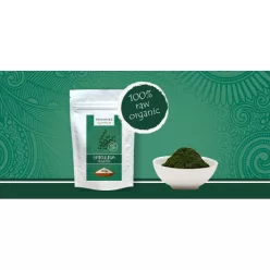 Organiqa bio spirulina por 100% nyers 125 g - Bio és natúr étrendkiegészítők