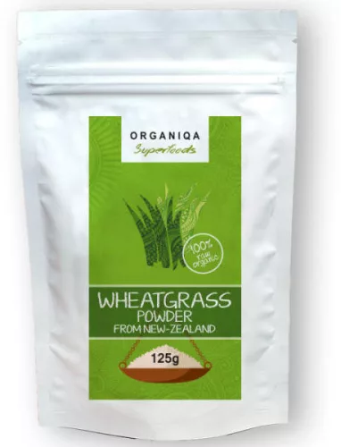 Organiqa bio búzafű por 125 g - Bio és natúr élelmiszerek