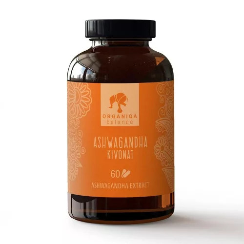 ORGANIQA ASHWAGANDHA KAPSZULA 500MG - Bio és natúr étrendkiegészítők