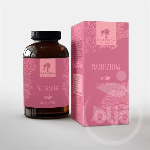 ORGANIQA MÁJTISZTÍTÁS KAPSZULA 500MG - Bio és natúr étrendkiegészítők