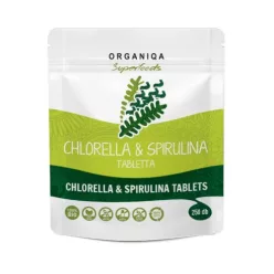 Organiqa bio chlorella és spirulina tabletta 250 db - Bio és natúr étrendkiegészítők