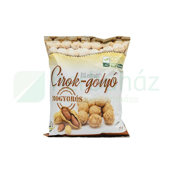 Agroszemek bio extrudált cirokgolyó mogyorós 75 g