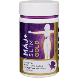 Pharmax Máj+Slim Gold Étrend-Kiegészítő Kapszula 60Db