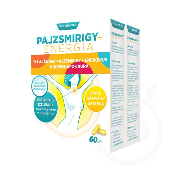 YESPHARMA PAJZSMIRIGY+ENERGIA 120 db 2X60 db