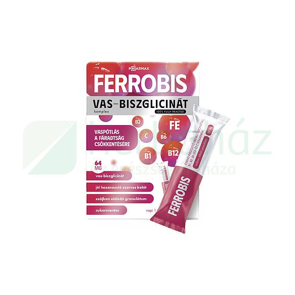 Pharmax Ferrobis Vas-Biszglicinát Komplex Italpor 14Db