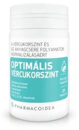 Pharmacoidea Optimális Vércukorszint Extra 60 db - Bio és natúr étrendkiegészítők