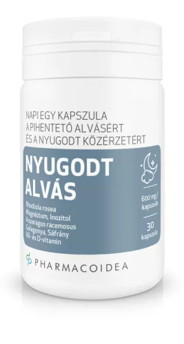 Pharmacoidea nyugodt alvás kapszula 30 db - Bio és natúr étrendkiegészítők