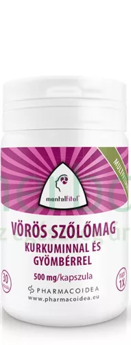 MENTALFITOL VÖRÖS SZŐLŐMAG KOMPLEX KAP. - Bio és natúr étrendkiegészítők