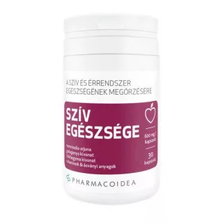 Pharmacoidea szív egészsége kapszula 30 db - Bio és natúr étrendkiegészítők