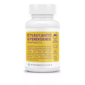 PHARMACOIDEA ÉTVÁGYJAVÍTÓ GYEREK 180DB - Bio és natúr étrendkiegészítők