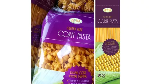 Civita kukoricatészta szarvacska 450 g - Bio és natúr élelmiszerek