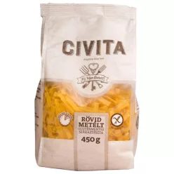Civita kukoricatészta rövid metélt 450 g - Bio és natúr élelmiszerek