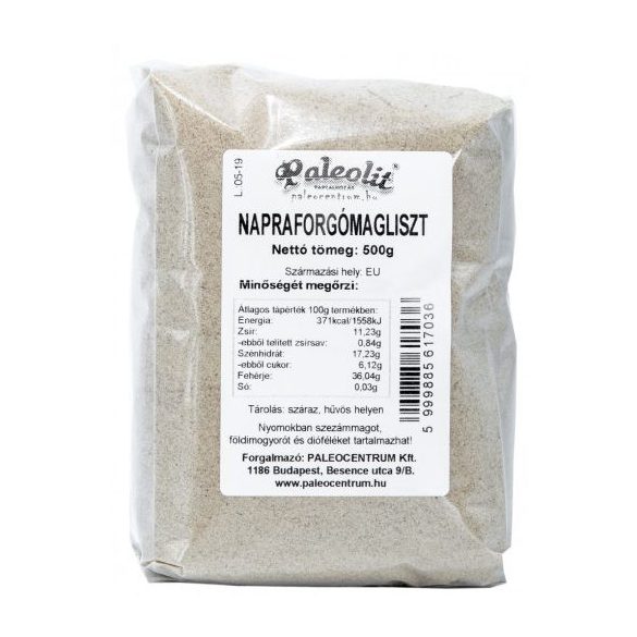 Paleolit Napraforgóbél liszt 500g préselvényből
