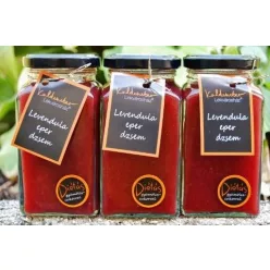 Kaldeneker levendulás eperdzsem steviával 312 ml - Bio és natúr élelmiszerek