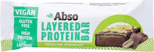 Absorice layered protein bar pisztáciás étcsokoládés réteges fehérjeszelet 50 g - 