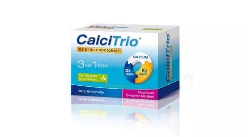 Calcitrio kalcium+k2+d3-vitamin filmtabletta 60 db - Bio és natúr étrendkiegészítők
