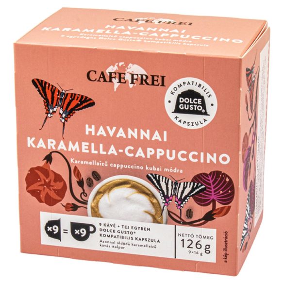 CAFE FREI DOL.G. KÁVÉKAPSZ. KARAM.-CAP.