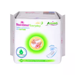 Biointimo everyday anion tisztasági betét 20 db - Bio és natúr kozmetikumok