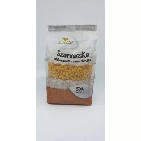 Love Diet Tészta Fodros Kocka Gm. 500 g - Bio és natúr élelmiszerek