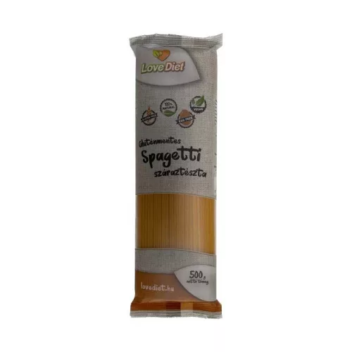 LOVE DIET SPAGETTI SZ.TÉSZTA GM. 500 g - Bio és natúr élelmiszerek
